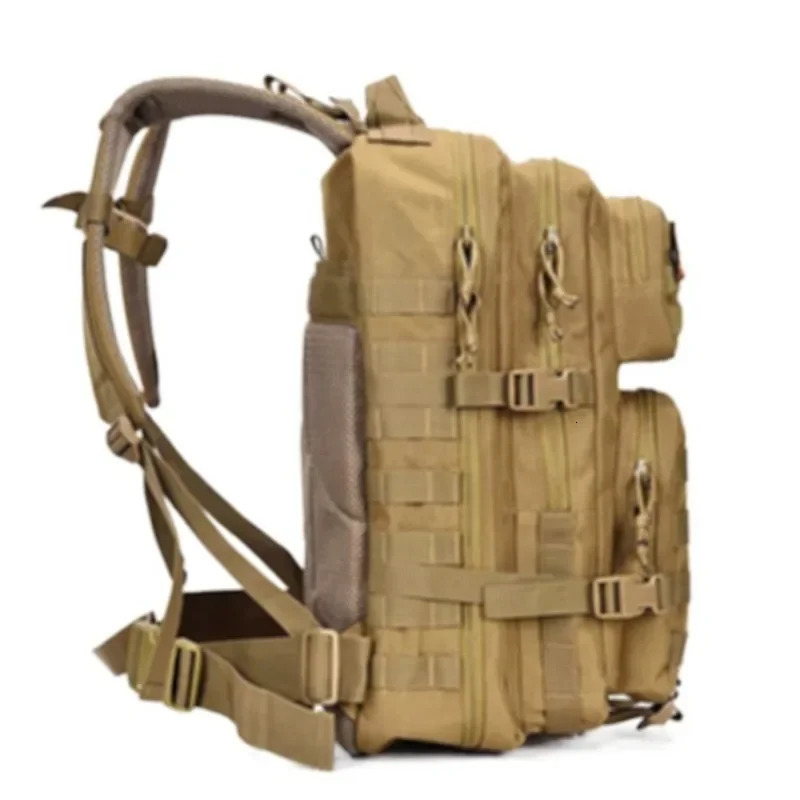 Mountaineering Shoulder Bag Outdoor 3P Attack Tactical Backpack Multifunctional Large-capacity Field Camping Waterproof Sports 250305
