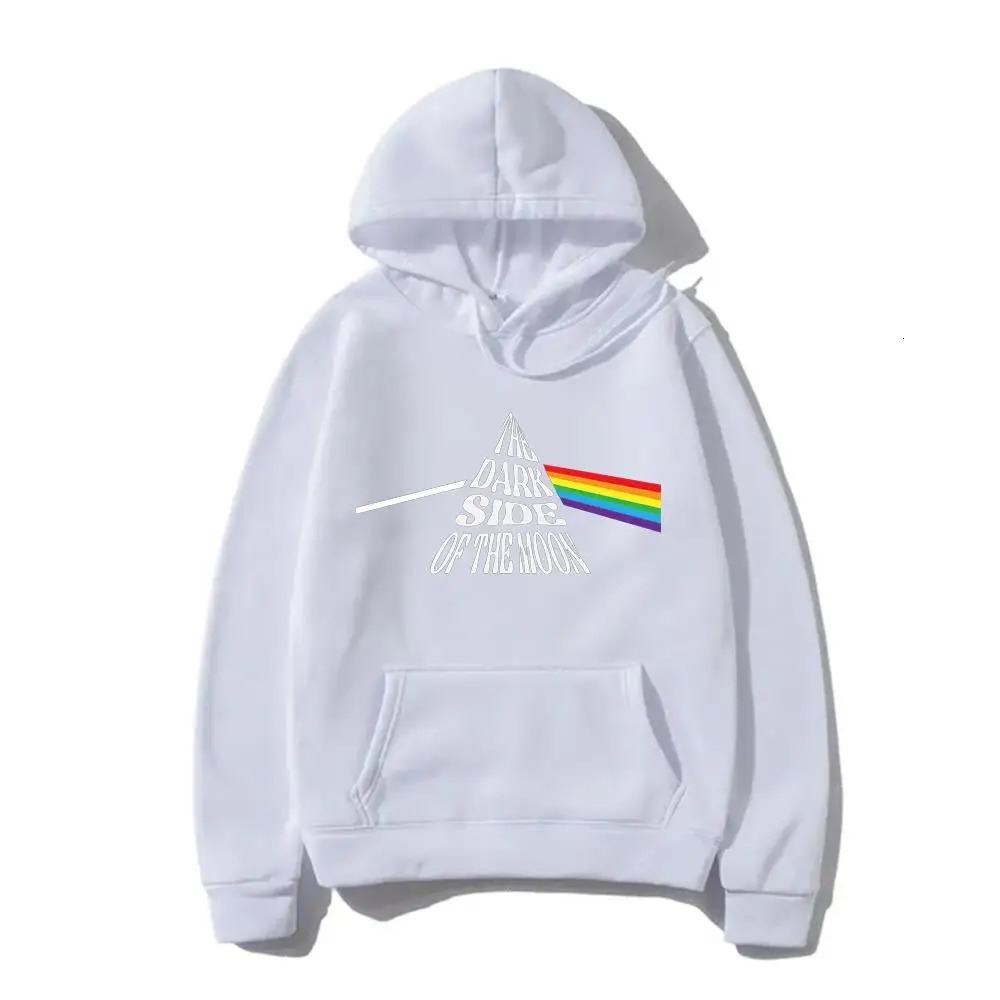 Autumn Winter Hoodie RocK Band Pink Sweatshirts Floyds Vintage Long Sleeve Fleece Pullover Sweater sweaters boyfriend style 250311