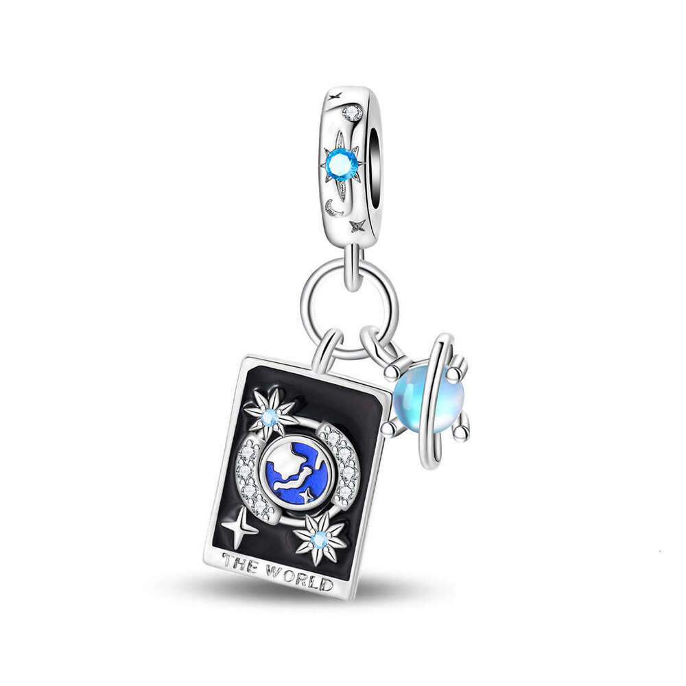 New Style DIY Jewelry Accessories Bracelet for women gift 925 Sterling Silver Commemorative Vitality World Pendant Beads Charms