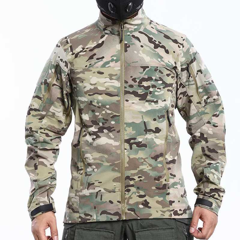 2.0 Lightweight Waterproof Tactical Hiking Jacket Outdoor Multi pockets Work Coat Spring Autumn Stretch Camo Climbing ClothingT250311