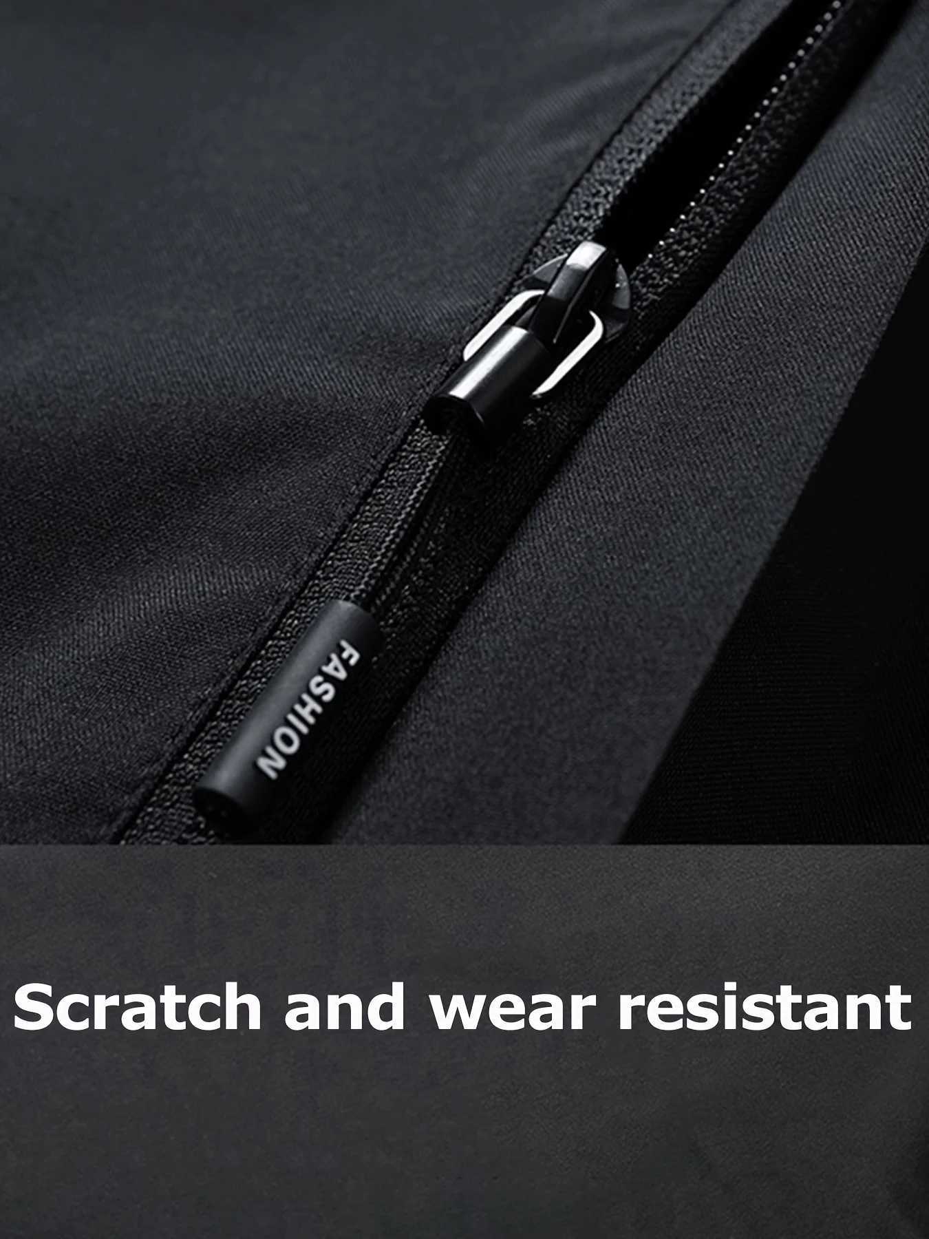 Mens Lightweight Hooded Jacket - Water-Resistant Windproof Breathable for Outdoor Activities like Hiking Camping FishingT250311