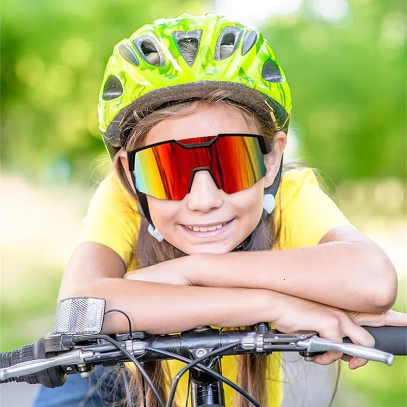 Cool Ku Kids Sunglasses Polarized Youth Baseball Sunglasses Sports Cycling Glasses UV400 for Boys Girls Age 8-14 250311