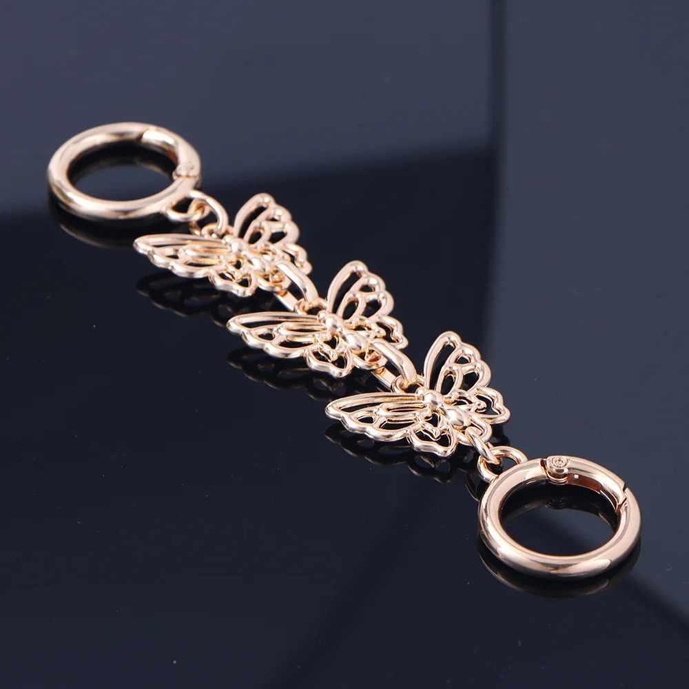 1PC Butterfly Purse Extender Chain Bag Strap Handbag Shoulder DIY Metal 250311