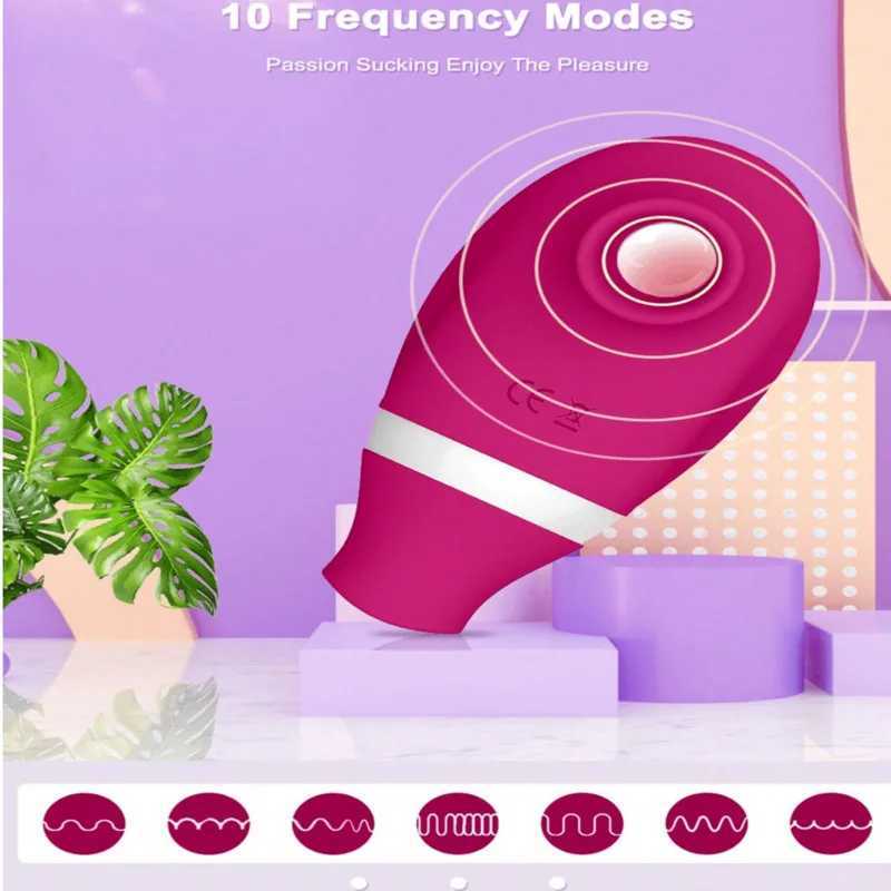 Powerful sucking clitoral vibrator licking dual stimulation female massage adult toy 2IN1 female masturbationXJ250311