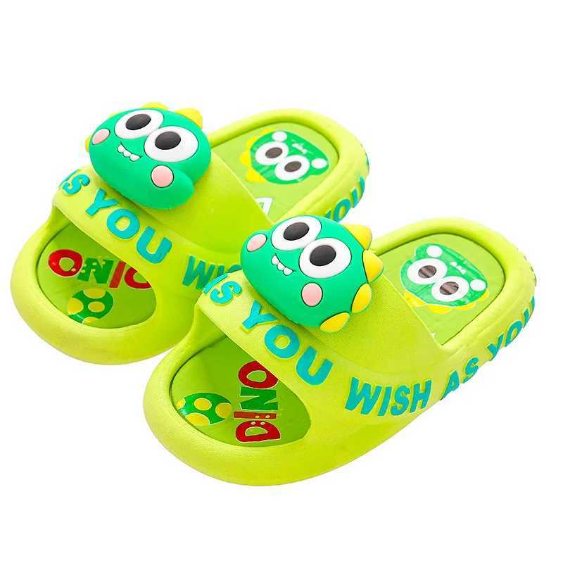 New Kids Shoes Summer sandals and slippers Girl Boys dinosaur Slippers Children Slippers Pantoufle Enfant Baby Shoes HausschuheT250311