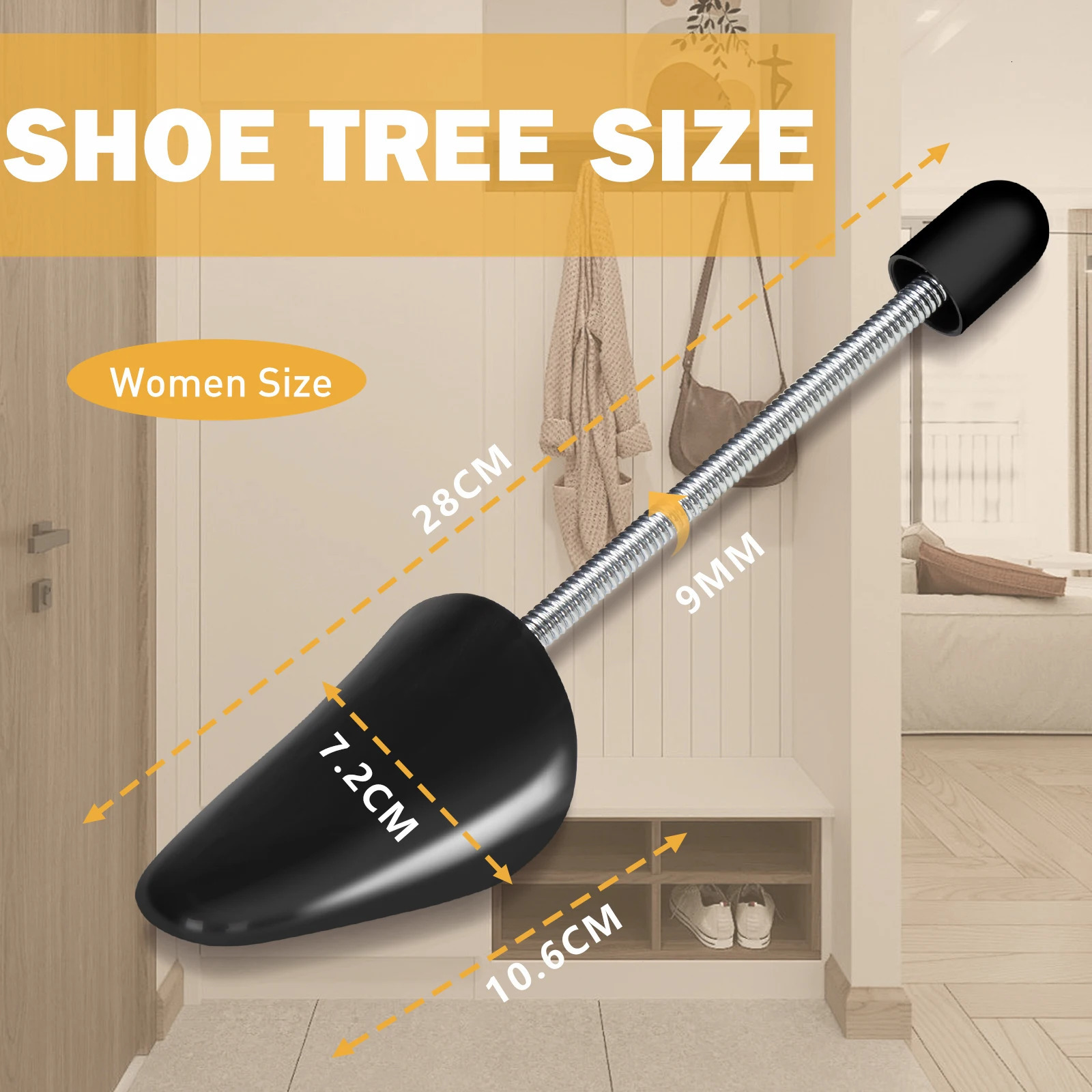 5 Pairs Shoe Stretcher Shoes Tree Shaper Rack Plastic Adjustable Length Men/Women Shoe Trees Stretcher Boot Holder Organizers 250305