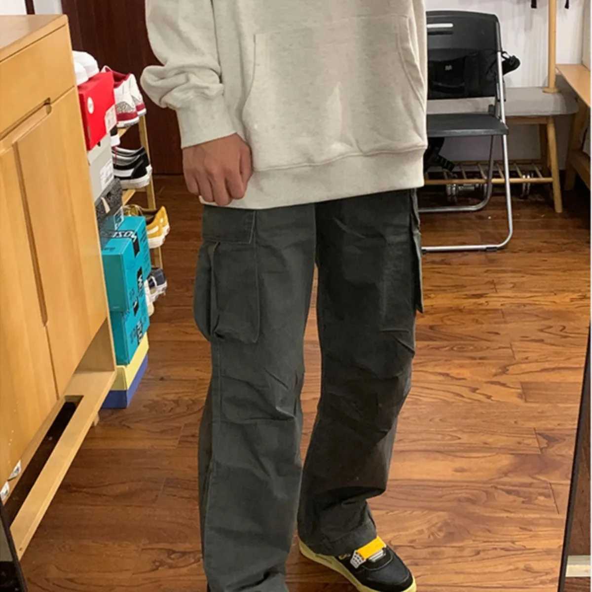 Cargo Pants Baggy Pants Man Mens Trousers Sport Big Size Mens Clothing Mens Designer Clothes Gym Sweatpants Y2k Joggers CasualT250311