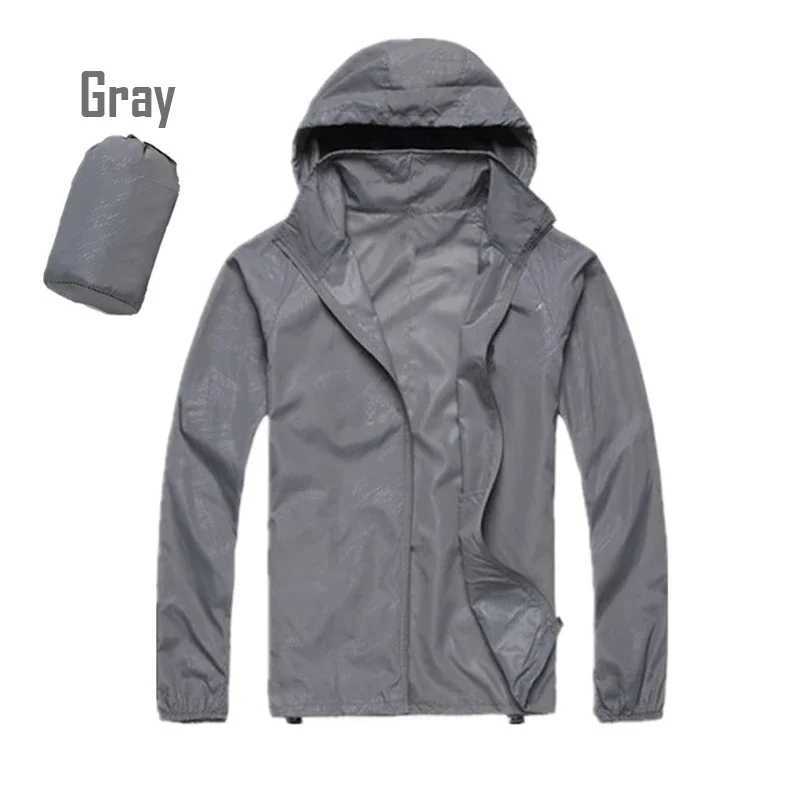 Camping Rain Jacket Men Women Waterproof Sun Protection Clothing Fishing Hunting Clothes Quick Dry Skin Windbreaker Anti UV CoatT250311