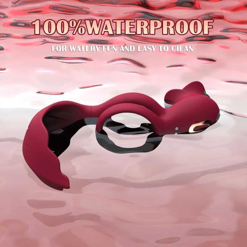 Adult Sex Toys Delay Ring for Men and Women Couples Delay Ring Resonance Rose Flower Locking Ring Vibrating DeviceXJ250311
