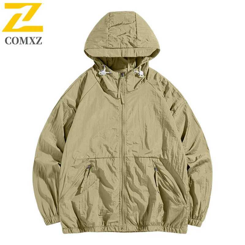 Summer UPF50+ Windbreaker Mens Casual Loose Lightweight Breathable Jacket Womens Fishing Sport UV Protection Skin Hooded CoatT250311