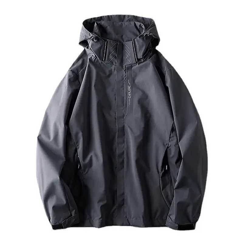 Outdoor Thin Mens Jacket For Spring Summer Windproof Waterproof Breathable Running Mountaineering Suit WindbreakerT250311
