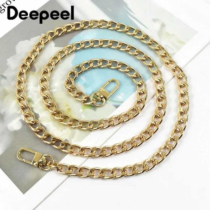 10mm Metal Bag Chains Replacement Purse Chain Handle Shoulder Crossbody Handbag Belts Straps DIY Bags Hardware Accessories 250311