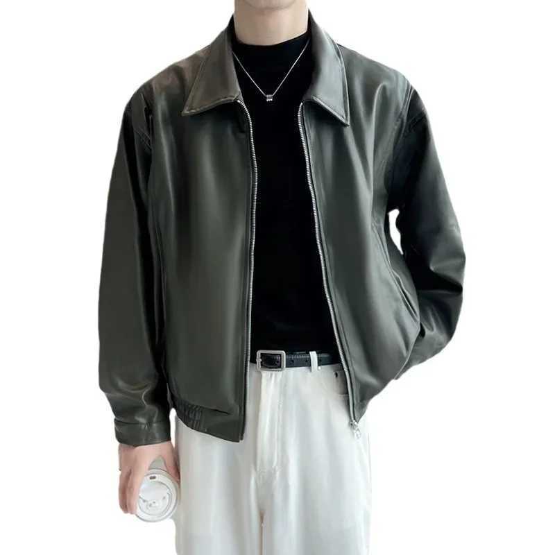 Vintage American Style PU Leather Jacket For Men And Women Casual Zippered Autumn/Winter Fashion Outerwear From ChinaT250311