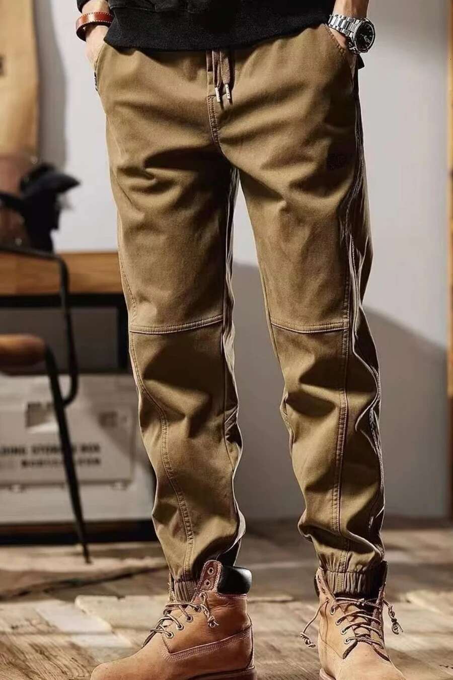American Retro Workwear Casual Pants Fashion Designer Men s Loose Jeans Versatile Personality Trend Household Casual Pants 2025 New Style