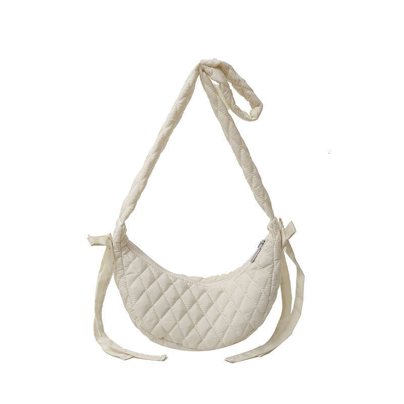 Wholesale New Korean Version Gge Embroidery Thread Dumpg Casual One Shoulder Crossbody Half Moon Bag, Fashionable Women's Bag B2