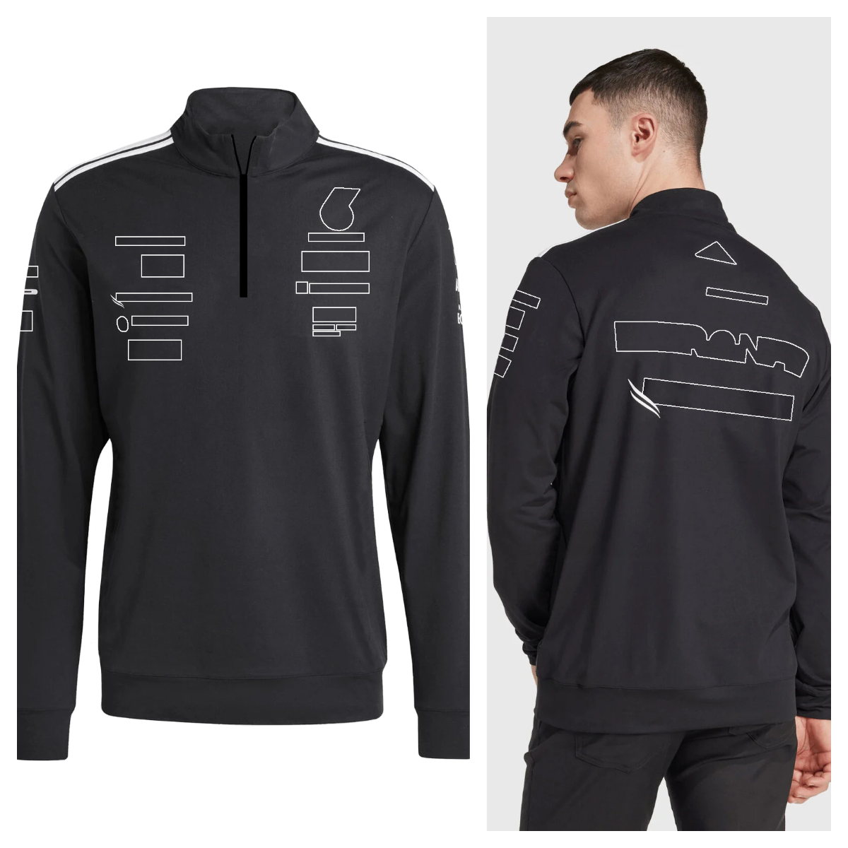 F1 Formula One team uniform long-sleeved hooded racing suit 2025 best-selling unisex zipper sweater coat for fans.