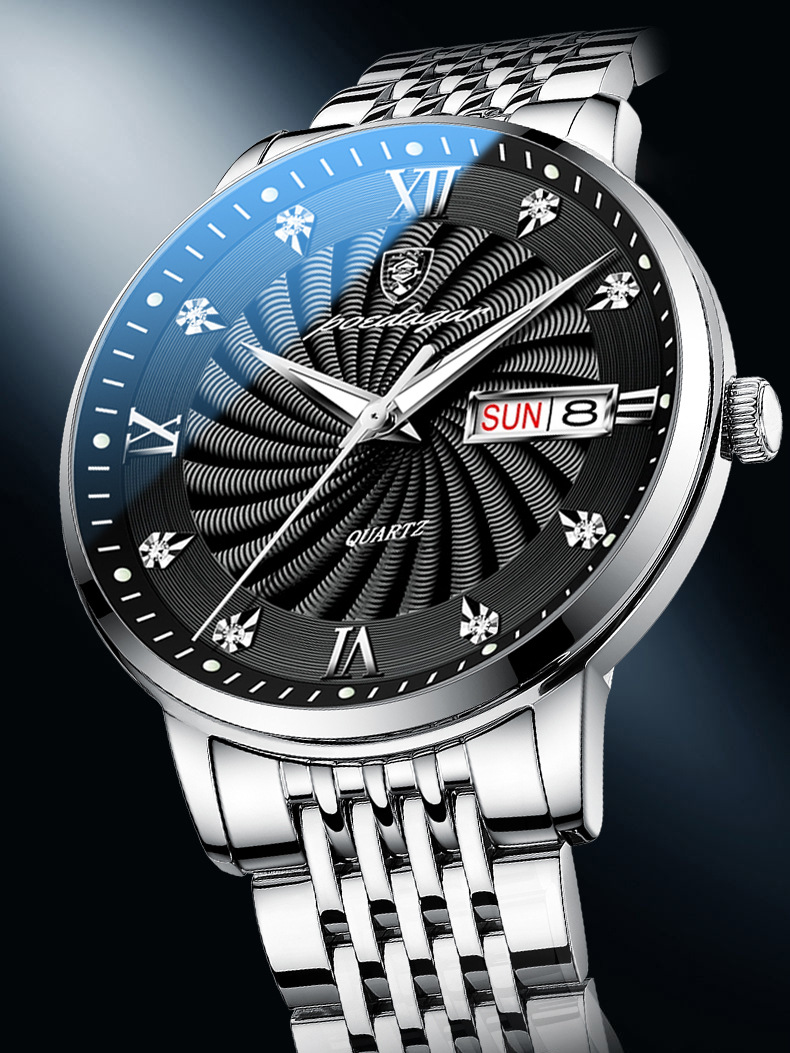 New Mens Luxury Fashion Watch Trendy Timepiece for Male Students Elegant Design High Quality Materials Perfect Gift for Any Occasion