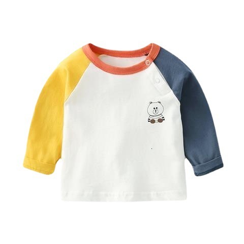 Ddmyshoesvip Spring Clothes Baby Year Old Girl Long Sleeved T Shirt Boy Pure Cotton Bottom Shirt Boys And Girls Autumn Clothing