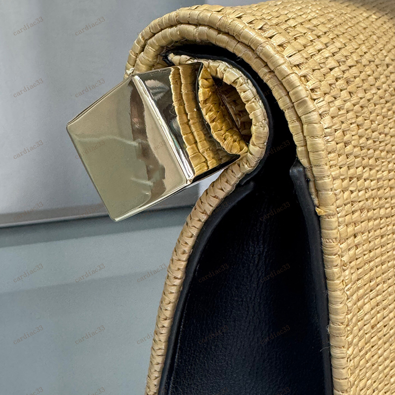 Beach Straw Weaving Designer Ladies Bag Large Capacity Clutch Women's Simple Sculpture Fashion Shoulder Crossbody Soft Bag