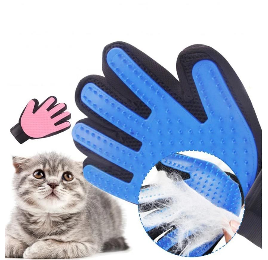 Multi-Purpose Pet Hair Cleaning Gloves with Silicone Bristles Perfect for Cats and Dogs