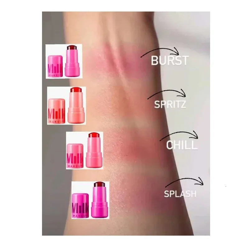 Original Milk Makeup blush stick cooling water jelly tint watercolor multiuse matte lip tinted makeup 240310