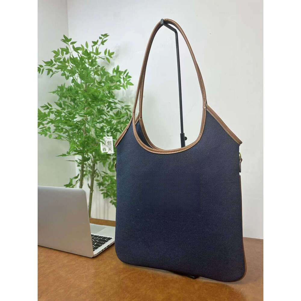 New canvas underarm large capacity tote crossbody lazy style single shoulder women's bag
