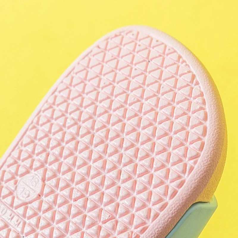 New Unicorn Slippers Boy Girl Summer Kids Rainbow Indoor Slippers Non-Slip Beach Sandals Toddler Home Shoes Baby FlipT250311