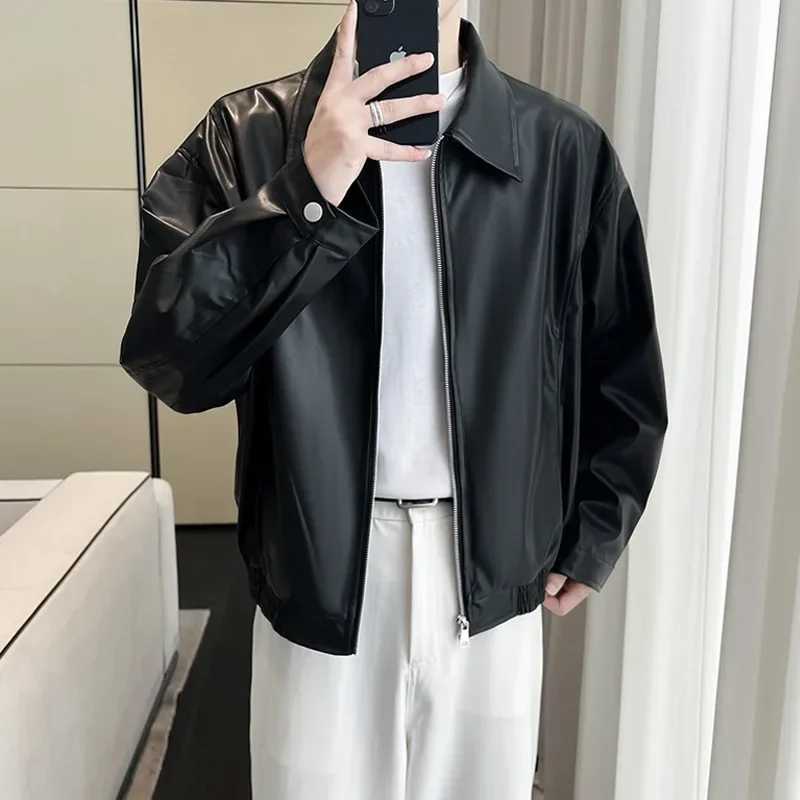 Vintage American Style PU Leather Jacket For Men And Women Casual Zippered Autumn/Winter Fashion Outerwear From ChinaT250311