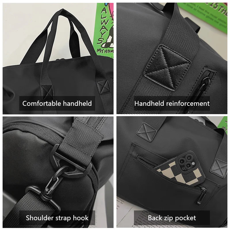 Customized Basketball Sports Bag Waterproof Travel Fitness Luggage Printed Pattern Name 250311