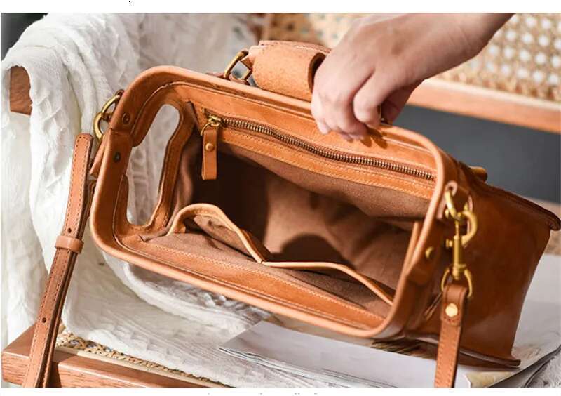 Organizers designers handmade vintage genuine leather women's handbags outdoor party fashion real cowhide shoulder bag
