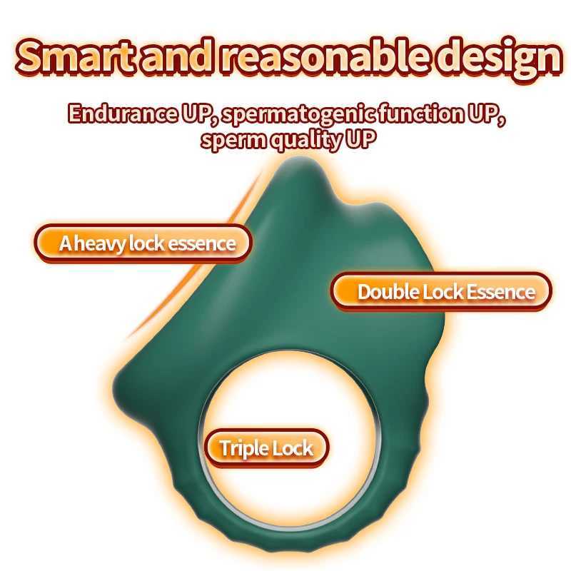 Reusable Penis Ring Silicone Cement Lock Ring Delay Ejaculation Time Lasting Cock Ring Sex Toys For Men Couples Adult ProductsXJ250311