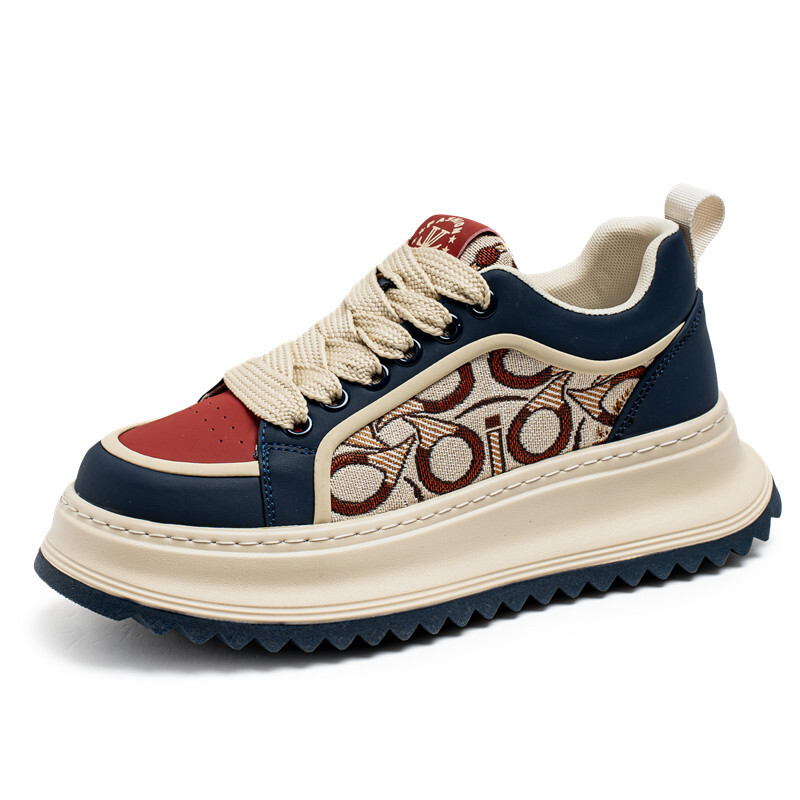 2025 China-chic National Style Random Flower Camouflage Sports Board Live Broadcast Students' Outdoor Ins Catwalk Shoes For Men