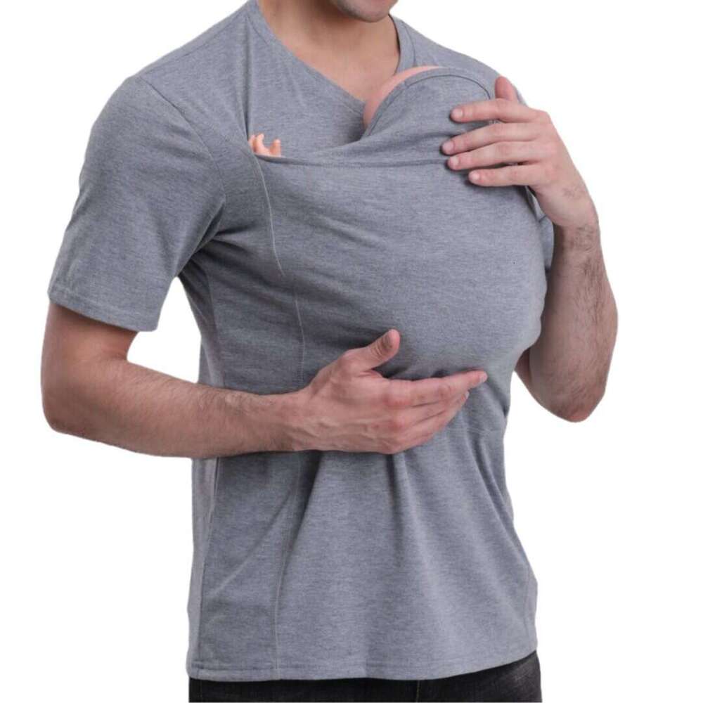 High quality Dad Mom Multi functional Soothing Shirt T-shirt Tank Top 2025 New Casual Fashion Trendy Clothing from Europe and America