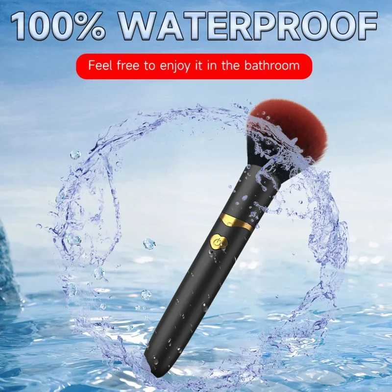 Vibration makeup brush massage with strong impact female orgasm orgasm stimulation 7-speed AV stick vibrator adult sex toyXJ250311