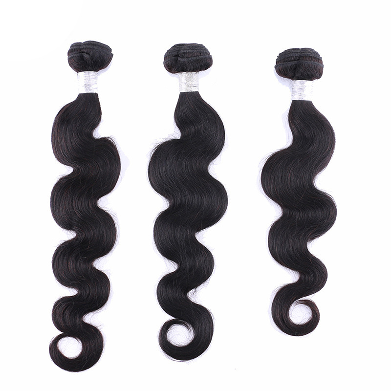 8-30 Inch Premium Black Body Wave Human Hair Bundles - 100% Virgin Remy Hair - Natural Looking Luxurious Extensions for Stunning Hairstyles