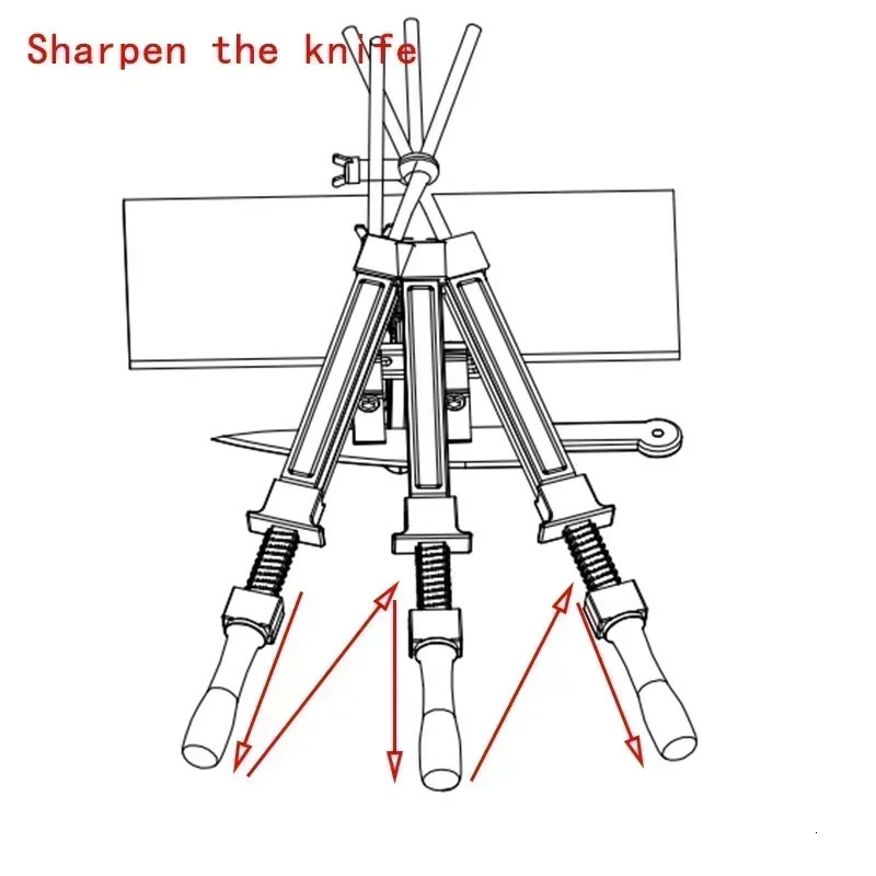 Angle Fixed Knife Sharpener Kitchen Grinding System Honing Diamond Grinder Woodwork Tool Whetstone knife sharpening tool 250311