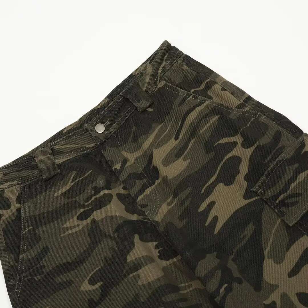 Minimalist Straight Leg Pants For Men Camouflage Casual Pants Fashion Designer Original Men s Pants Lazy And Comfortable New Artistic Trend Hip hop Ca