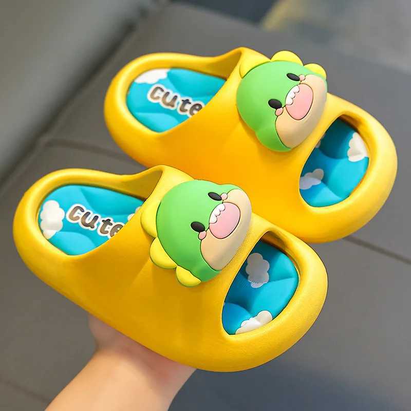 Childrens casual cartoon slippers princess cartoon indoor non-slip bathroom bath cute soft bottom in small children ChildrensT250311