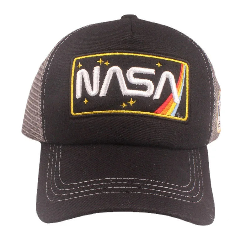 3D Embroidered Mesh Baseball Cap Cotton Mens Splicing 250311
