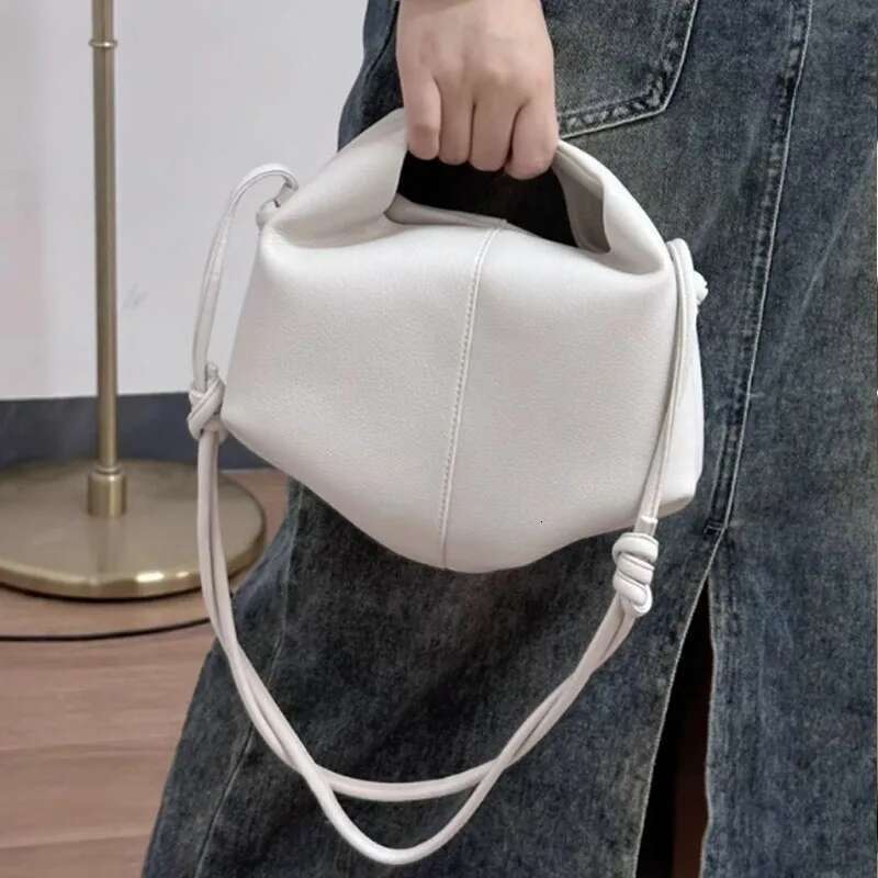 New versatile solid color shoulder fashion women handbag lychee patterned crossbody bag