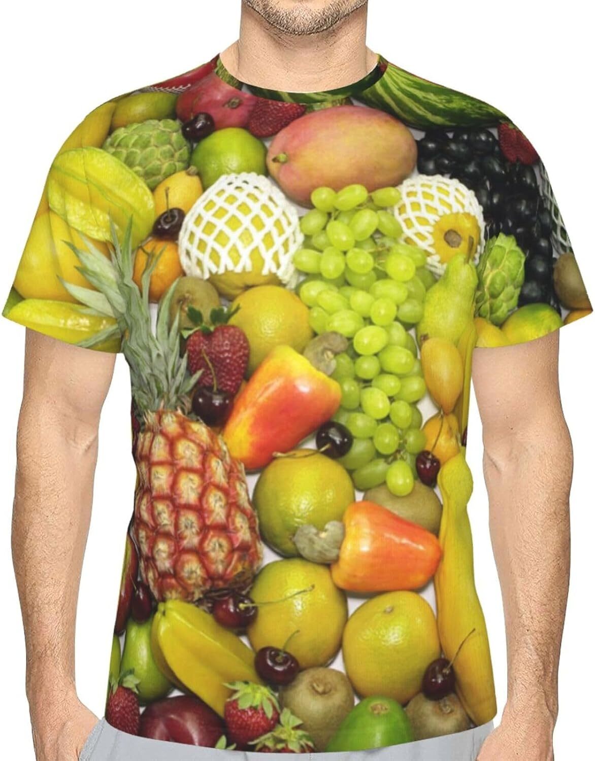 Mens T shirt 3D Tshirt Men Personalized Fruits T-Shirt tee Casual tops summer clothes colorful cool
