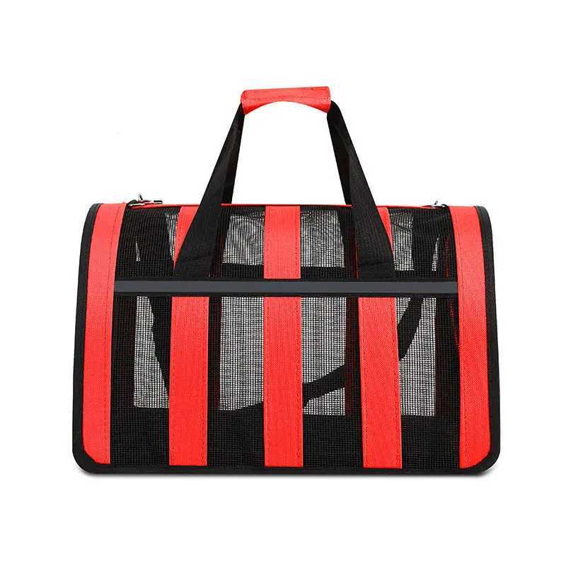 Pet Dog Cat Carrier Bag Portable Mesh Breathable Cat Bags Outdoor Travel Outgoing Transport Bag for Cats Small Dog Pet Handbag 250205