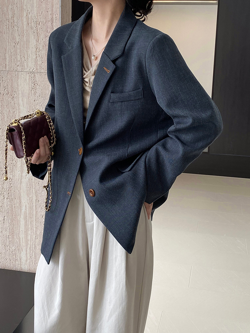 X30Trendy Black Korean Style Jacket - Comfortable Commute and Leisure Wear