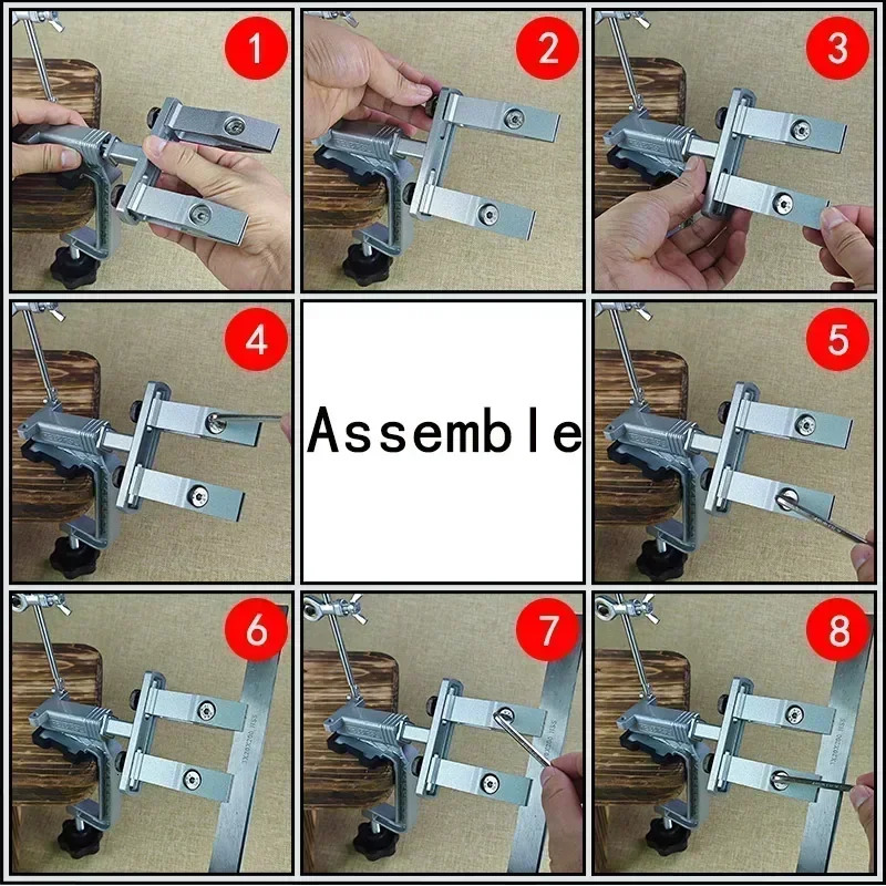 Angle Fixed Knife Sharpener Kitchen Grinding System Honing Diamond Grinder Woodwork Tool Whetstone knife sharpening tool 250311
