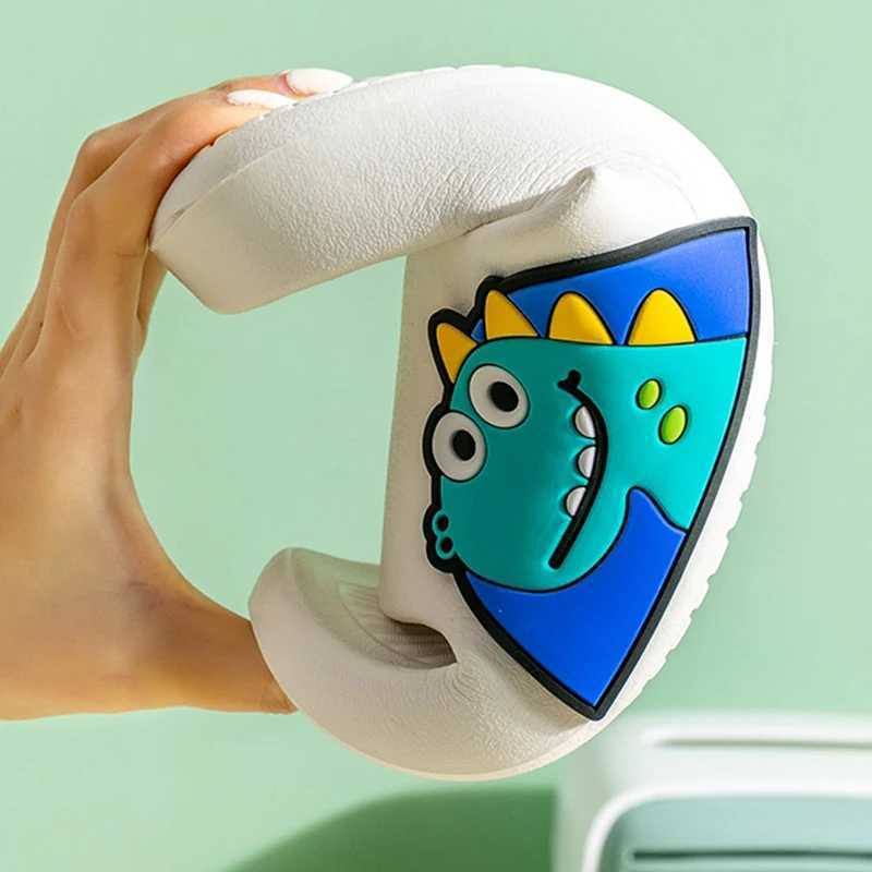 Cartoon children slippers summer soft sole anti slip indoor bathing anti fall girls and boys sandals and slippersT250311