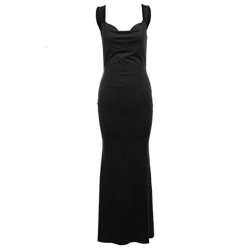 European and American style spring women's suspender sexy backless bow slim fit hip hing dress for women 2025 new casual fashion trend clothing