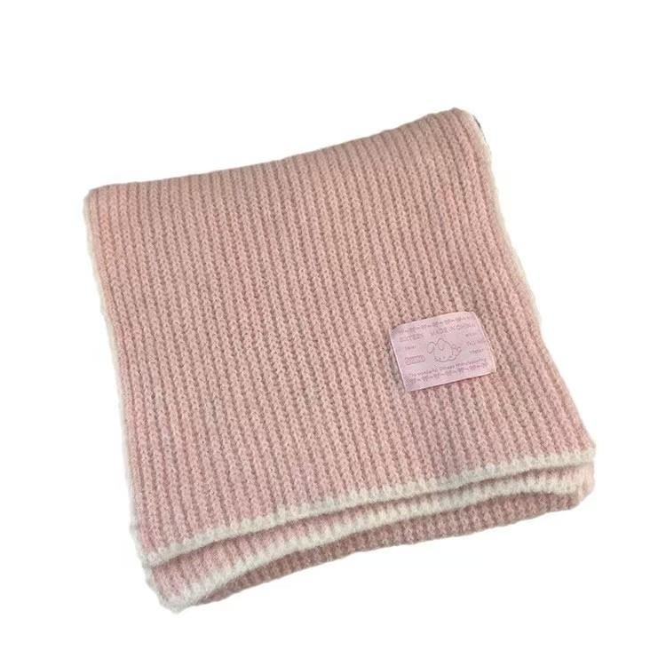 K093 Korean order Xiao Xiangfeng ~ Autumn and winter new Korean version of women's long neck warm wool blended knitted scarf
