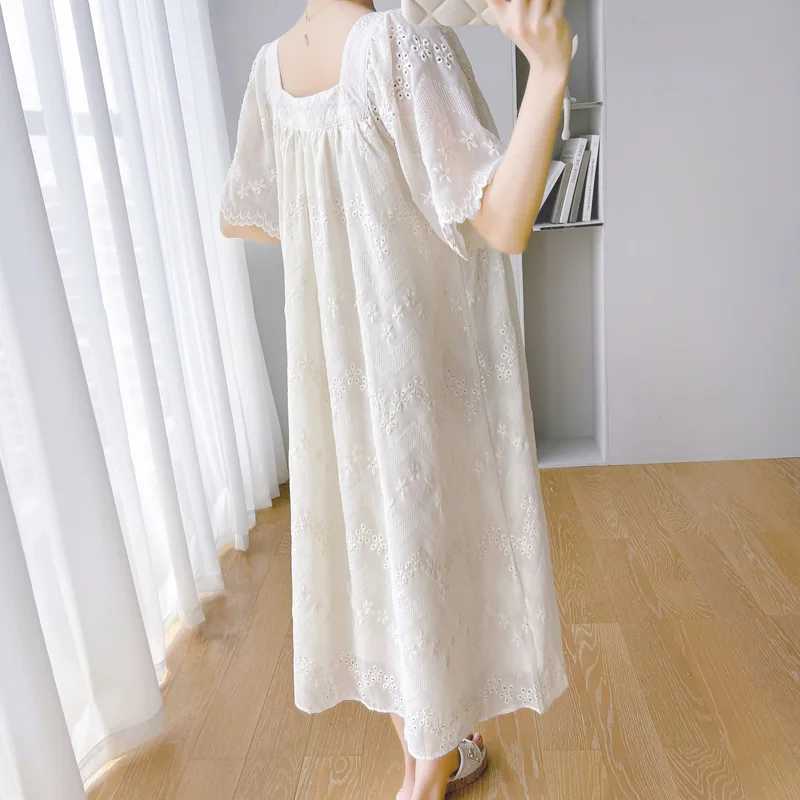 Maternity Dresses Summer Clothes for Pregnant Women Fashion Contrast Loose Fitting Mid-length Womens Casual Pregnancy ClothingT250311