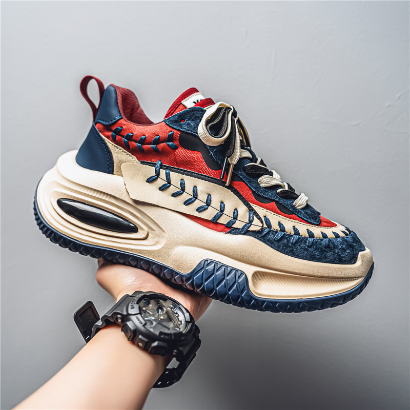 Designer's Spring New Thick Soled Sports Shoes Fashion Student Casual Dad Shoes Multi Functional Sports Running Shoes Live Streaming Men's S