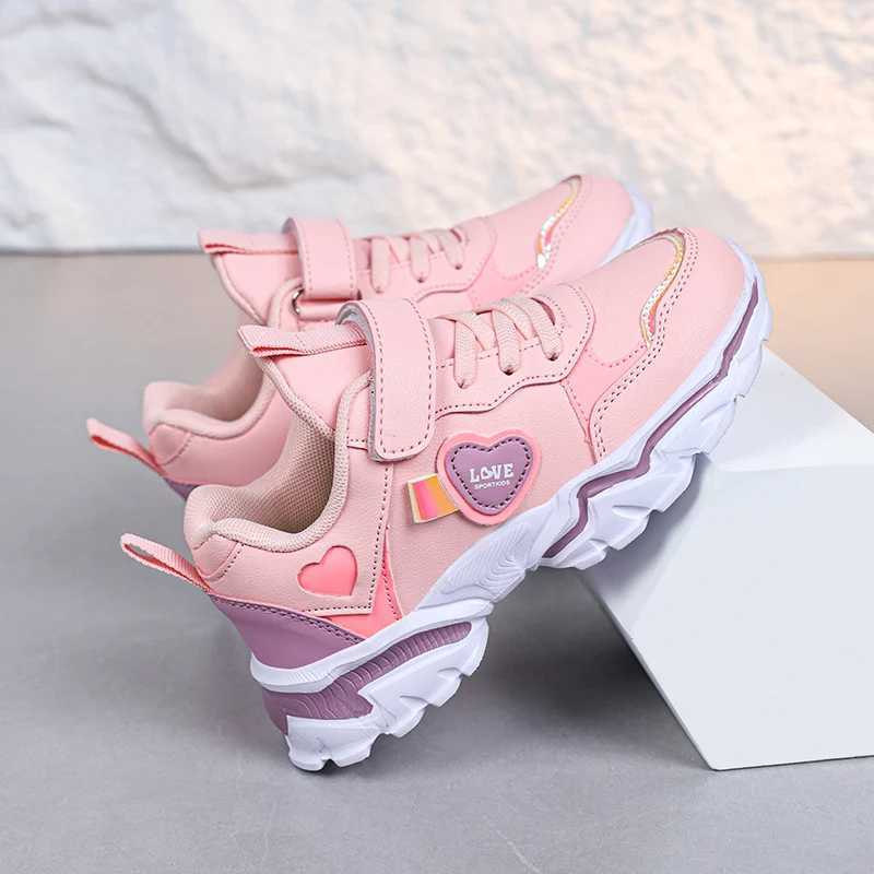2024 popular fashion casual sports shoes for girls flat bottomed lightweight sports shoesXJ250311